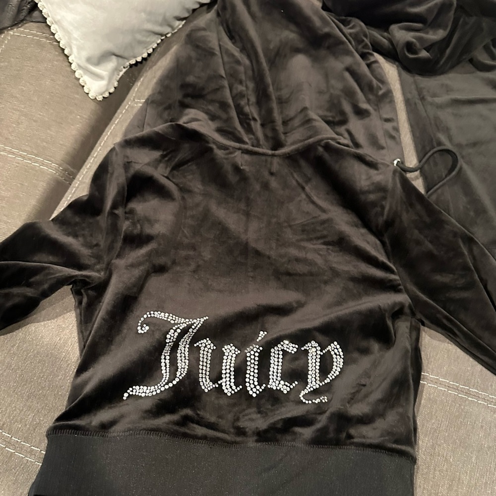 Juicy Couture track suit. Black, New